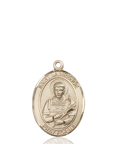 Bliss St Lawrence Catholic Patron Saint Medal