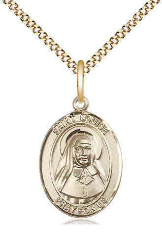 Bliss St Louise de Marillac Catholic Patron Saint Medal