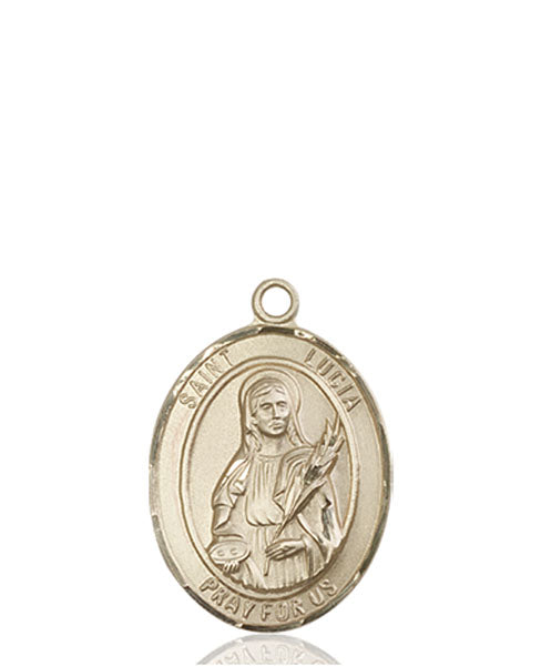 Bliss St Lucia of Syracuse Catholic Patron Saint Medal