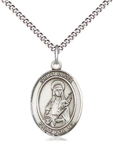 Bliss St Lucia of Syracuse Catholic Patron Saint Medal