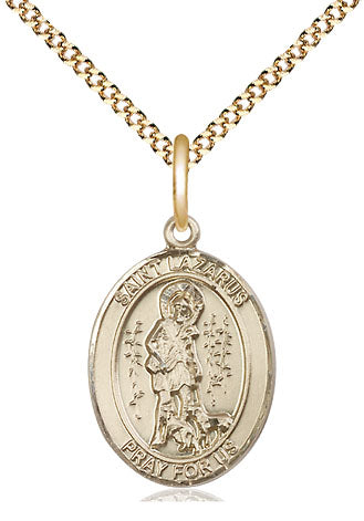 Bliss St Lazarus Catholic Patron Saint Medal