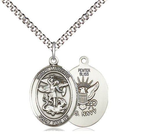 Bliss St Michael Navy Catholic Patron Saint Medal