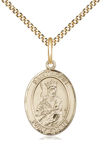 Bliss St Louis IX of France Catholic Patron Saint Medal