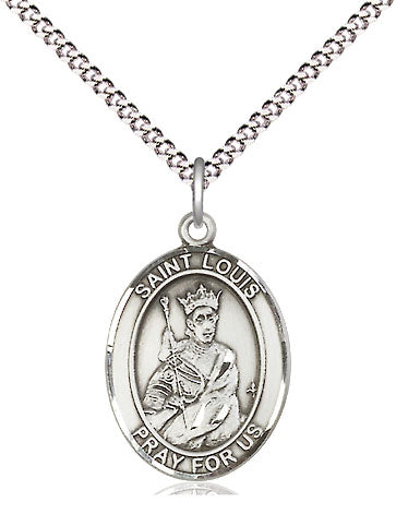 Bliss St Louis IX of France Catholic Patron Saint Medal