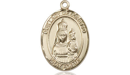 Bliss Our Lady of Loretto Catholic Patron Saint Medal