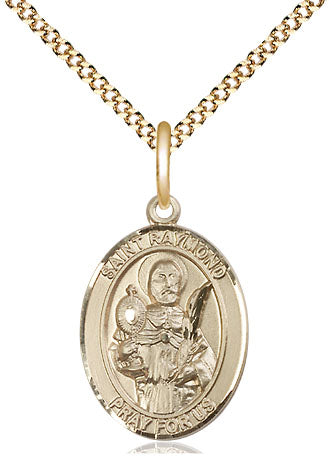 St Raymond Nonnatus Catholic Saint Medal, gold-filled, Bliss Manufacturing