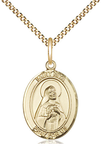 Bliss St Rita of Cascia Catholic Patron Saint Medal