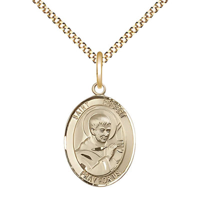 St. Robert Bellarmine 14kt Gold-filled Medal, Medium 3/4-Inch, Bliss Manufacturing