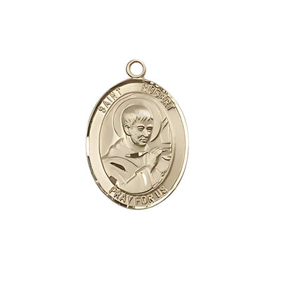 St. Robert Bellarmine 14kt Gold Medal, Medium 3/4-Inch, Bliss Manufacturing