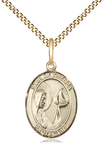 Bliss Our Lady Star of the Sea Catholic Patron Saint Medal