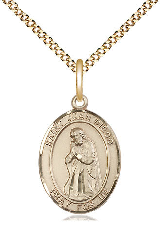 Bliss St Juan Diego Catholic Patron Saint Medal