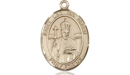 Bliss St Leo the Great Catholic Patron Saint Medal