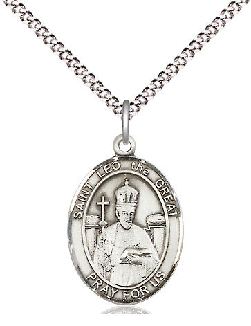 Bliss St Leo the Great Catholic Patron Saint Medal