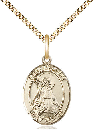 Bliss St Bridget of Sweden Catholic Patron Saint Medal