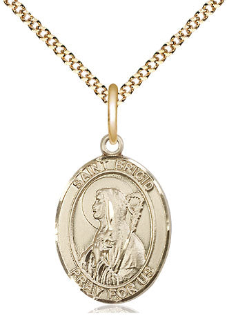 Bliss St Brigid of Ireland Catholic Patron Saint Medal