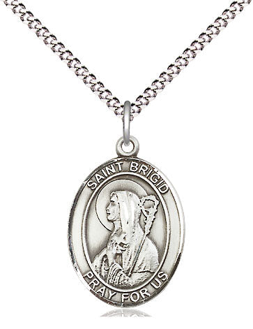 Bliss St Brigid of Ireland Catholic Patron Saint Medal