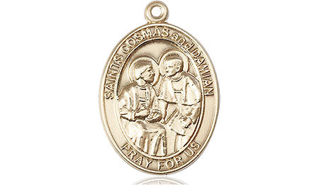 Bliss St Cosmas and St Damian Catholic Patron Saint Medal