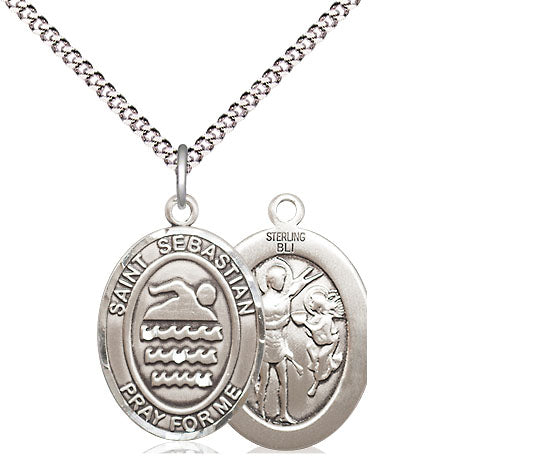 Bliss St Sebastian Swimming Catholic Patron Saint Medal