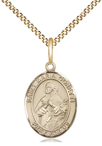 Bliss St Maria Goretti Catholic Patron Saint Medal