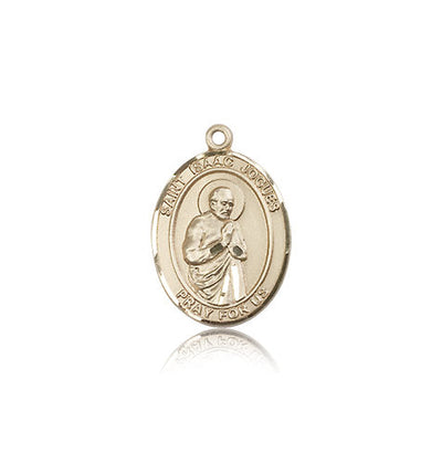 St Isaac Jogues Catholic Saint Medal, 14kt gold, Bliss Manufacturing