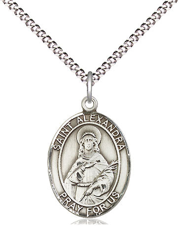 Bliss St Alexandra Catholic Patron Saint Medal