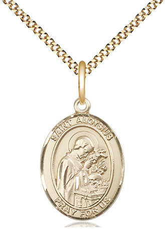 Bliss St Aloysius Gonzaga Catholic Patron Saint Medal