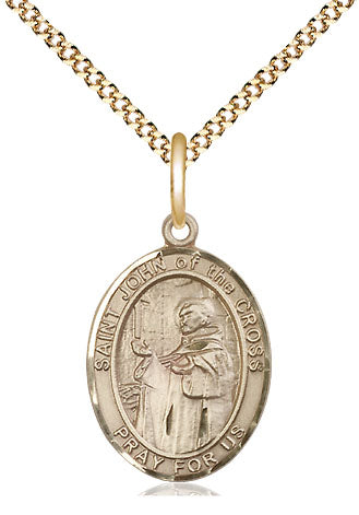 St John of the Cross Medal Necklace, gold-filled, Bliss Manufacturing