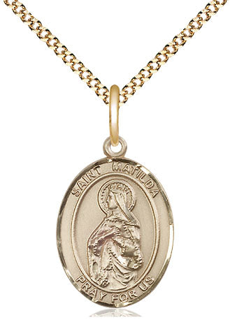 Bliss St Matilda Catholic Patron Saint Medal