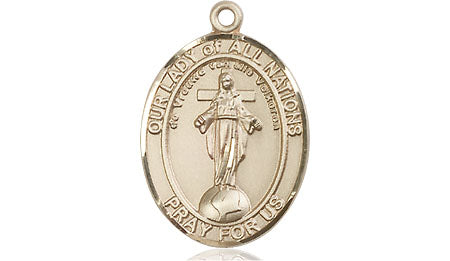 Bliss Our Lady of All Nations Catholic Patron Saint Medal