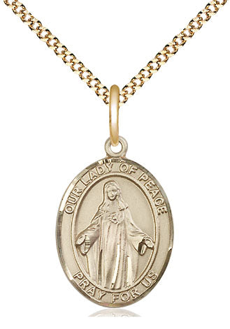 Bliss Our Lady of Peace Catholic Patron Saint Medal