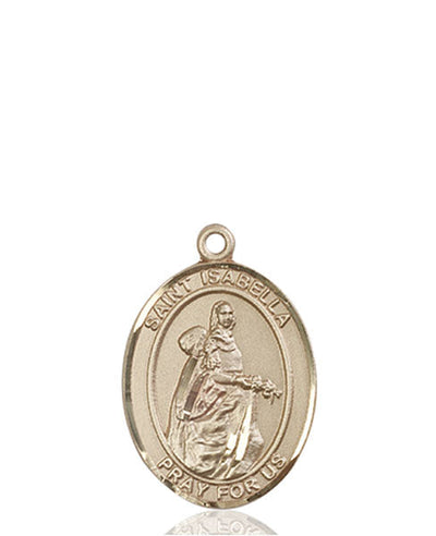 St. Isabella of Portugal, 14kt gold, Bliss Manufacturing