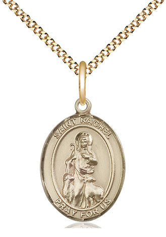 St Rachel Catholic Saint Medal, gold-filled, Bliss Manufacturing