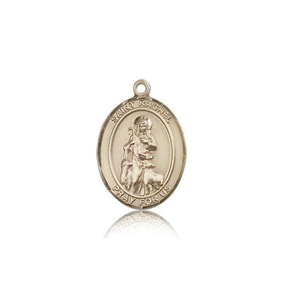 St Rachel Catholic Saint Medal, 14kt gold, Bliss Manufacturing