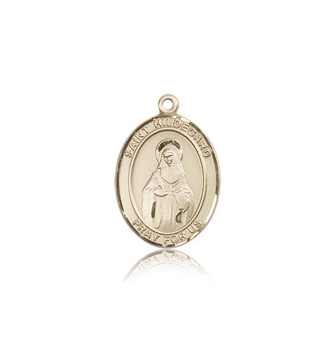 bliss manufacturing medium 14kt gold st hildegard von bingen medal jewelry,