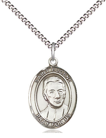 St Eugene de Mazenod Medal Necklace, pewter / sterling silver / gold-filled (view 4), Bliss Manufacturing