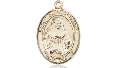 St Julia Billiart Medal Necklace, 14kt gold, Bliss Manufacturing