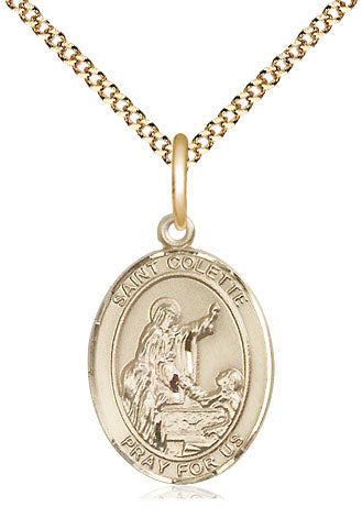 Bliss St Colette Catholic Patron Saint Medal