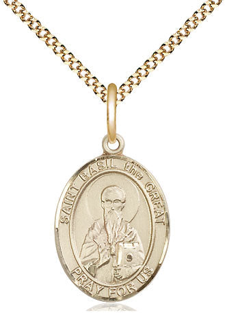 Bliss St Basil the Great Catholic Patron Saint Medal