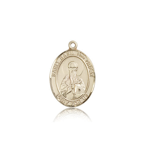 Bliss St Basil the Great Catholic Patron Saint Medal