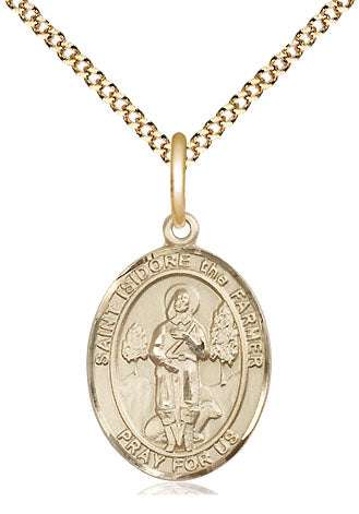 Bliss St Isidore the Farmer Catholic Saint Medal