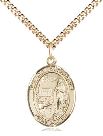 Bliss Our Lady of Lourdes Catholic Patron Saint Medal