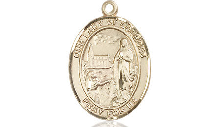 Bliss Our Lady of Lourdes Catholic Patron Saint Medal