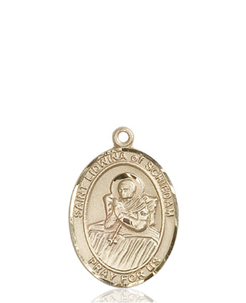 Bliss St Lidwina of Schiedam Catholic Patron Saint Medal