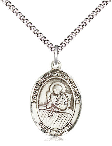 Bliss St Lidwina of Schiedam Catholic Patron Saint Medal