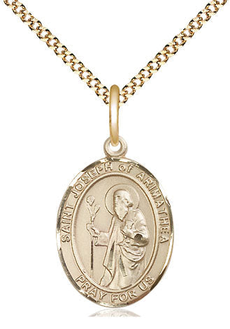 St Joseph of Arimathea Medal Necklace | Silver or Golds – Bliss Manufacturing (view 5)