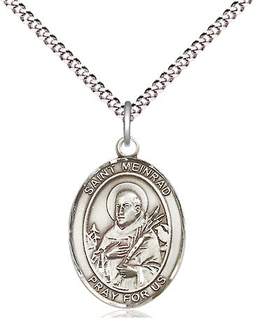 Bliss St Meinrad of Einsideln Catholic Patron Saint Medal