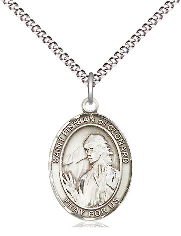 Bliss St Finnian of Clonard Catholic Patron Saint Medal