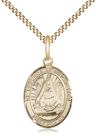 St Edburga of Winchester Catholic Patron Saint Medal