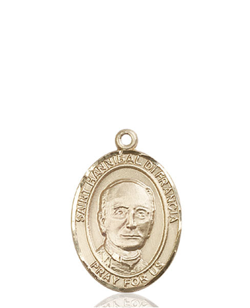 bliss manufacturing medium 14kt gold st hannibal medal jewelry,