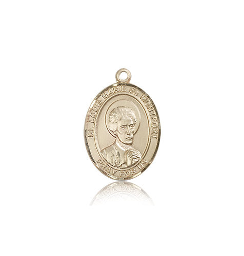 Bliss St Louis Marie de Montfort Catholic Patron Saint Medal